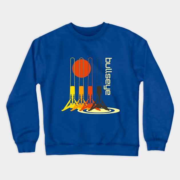 Falcon First Stage Landing Bullseye Crewneck Sweatshirt by sfcubed